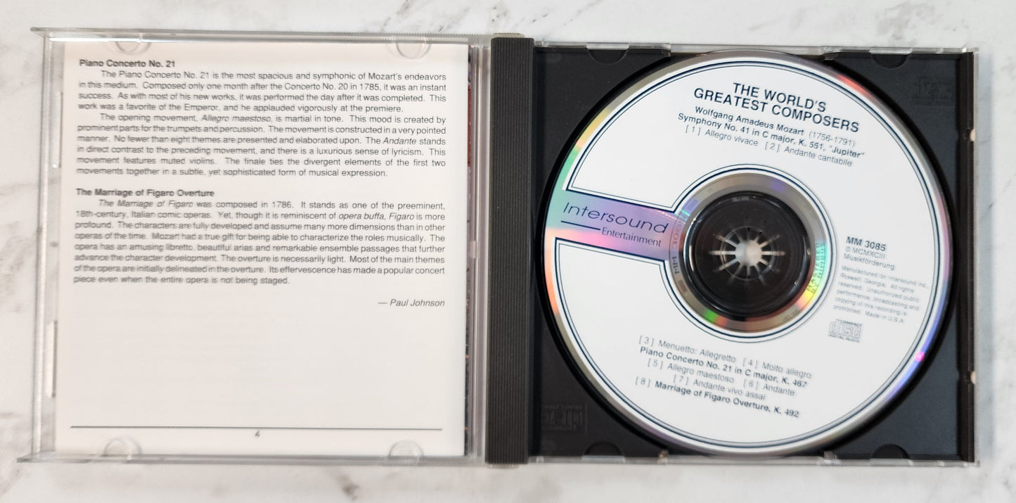 Mozart The World's Greatest Composers CD