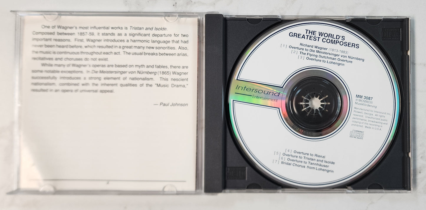 The World's Greatest Composers Wagner Operatic Overtures CD