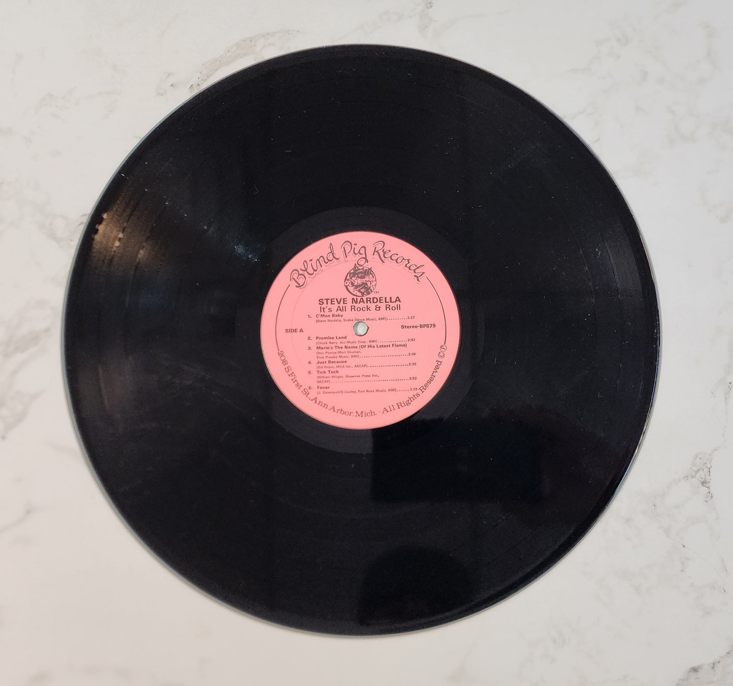 Steve Nardella It's All Rock and Roll Vinyl Record Album (Pre-Owned)