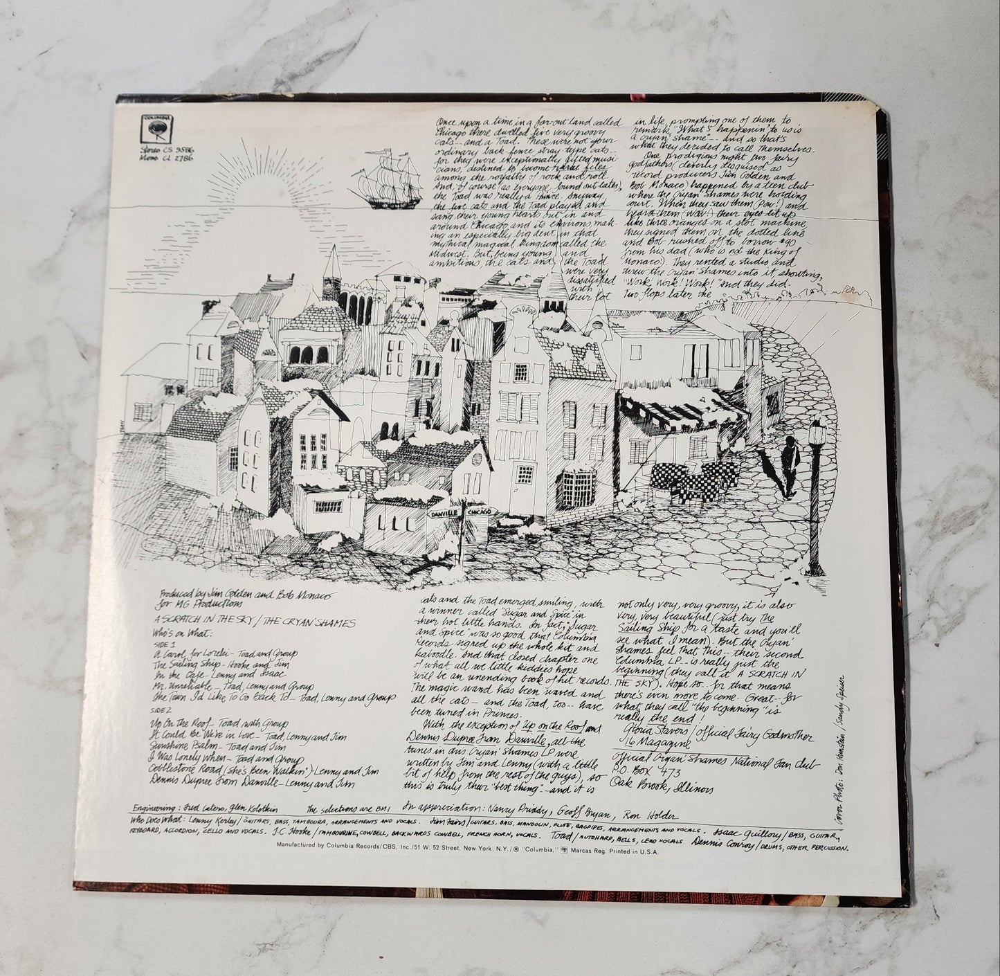 Cryan' Shames A Scratch In The Sky Vinyl Record Album (Pre-Owned)