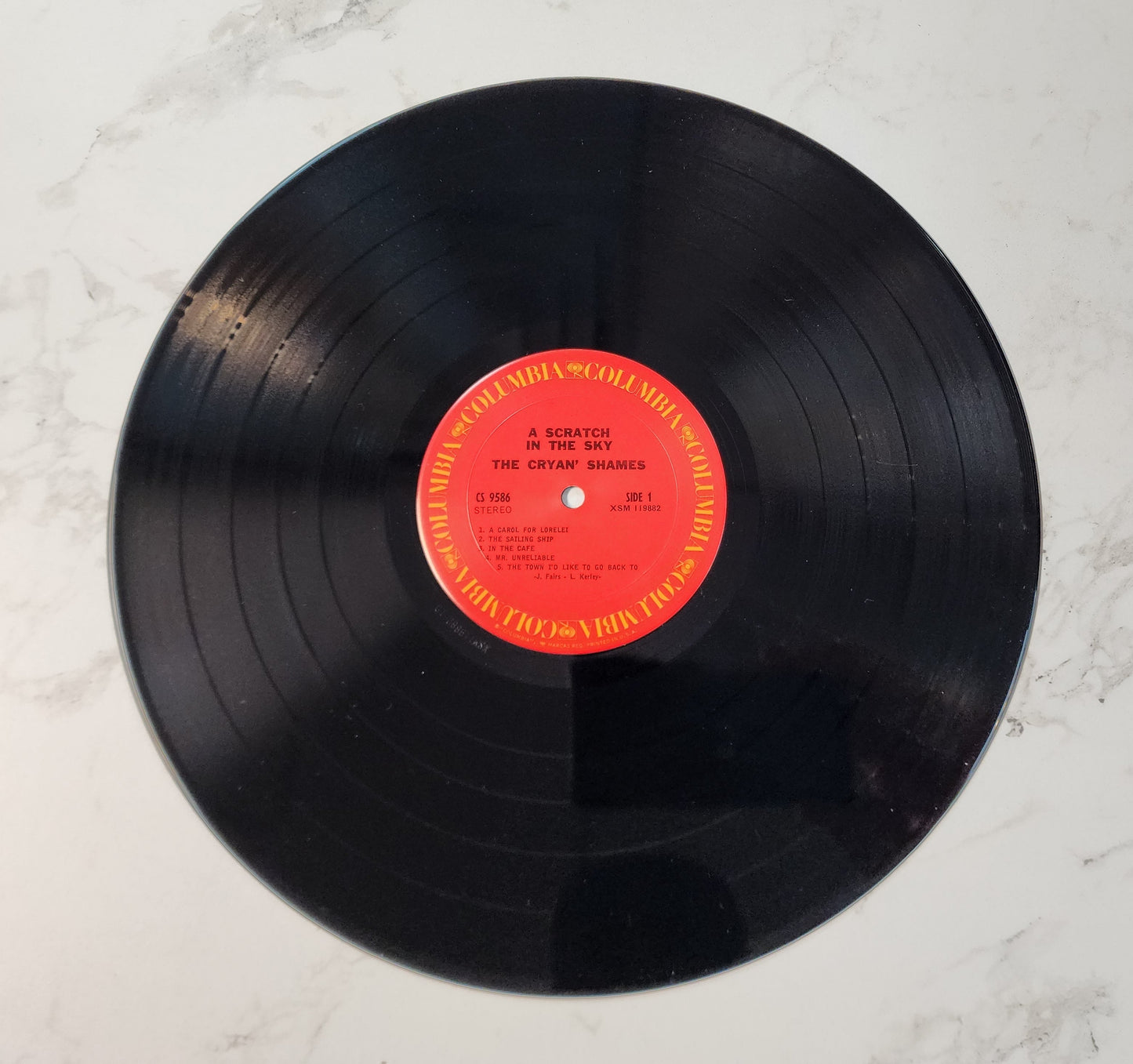 Cryan' Shames A Scratch In The Sky Vinyl Record Album (Pre-Owned)