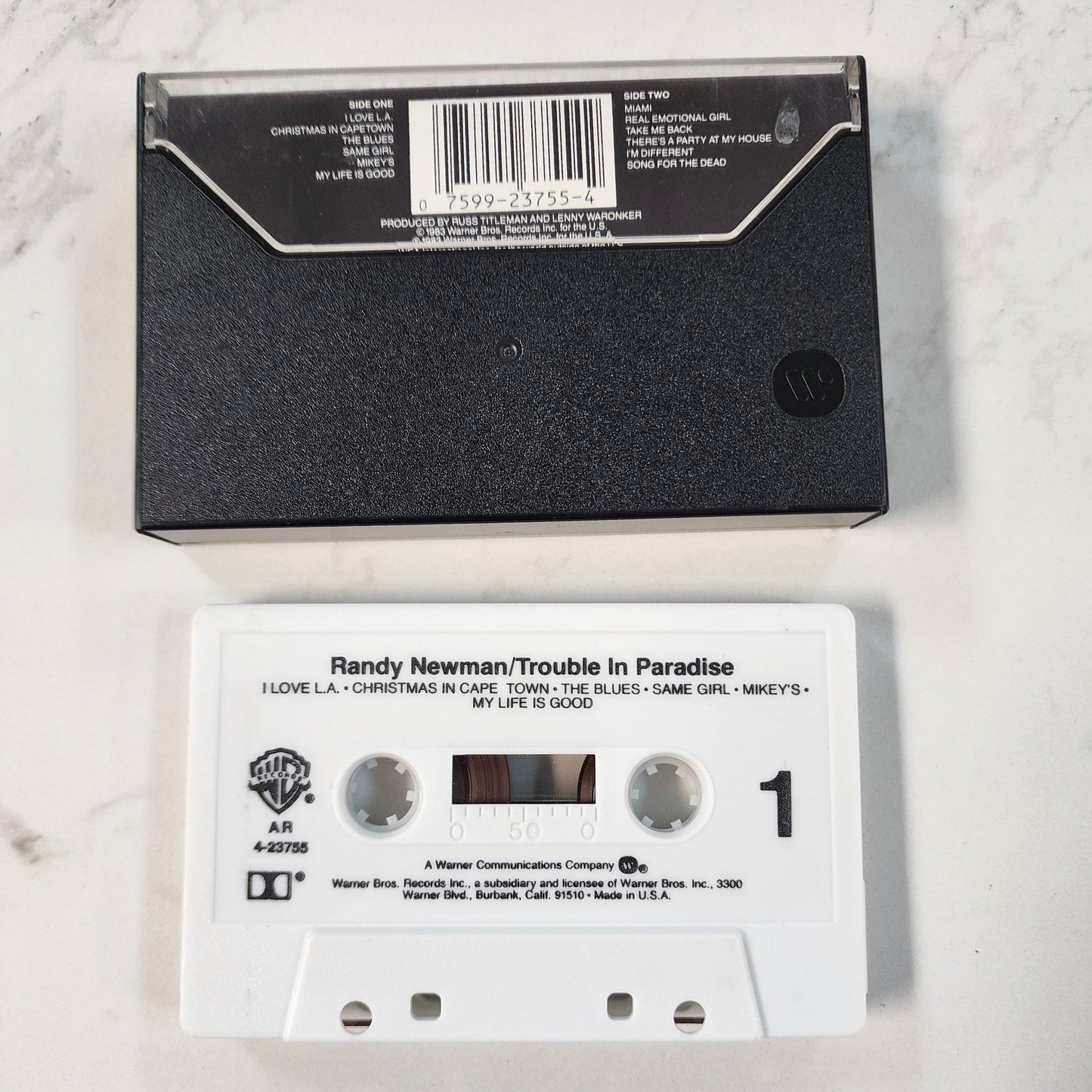 Randy Newman Trouble in Paradise Cassette Tape (Pre-Owned)