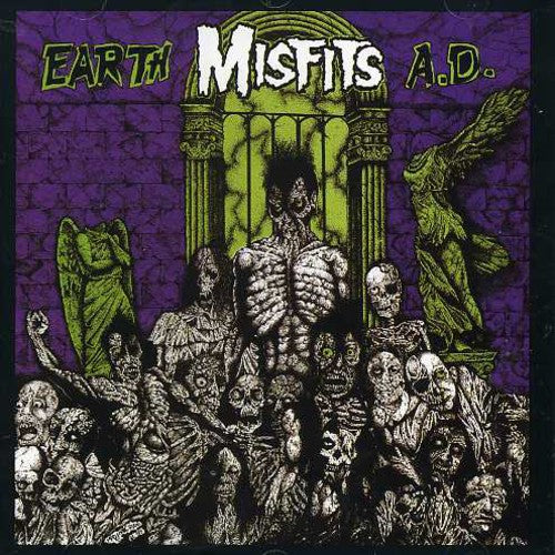 the album cover for Misfits - Earth A.D. and Die Die My Darling