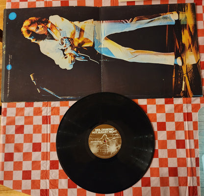 Neil Diamond Hot August Night Double Vinyl Record Album