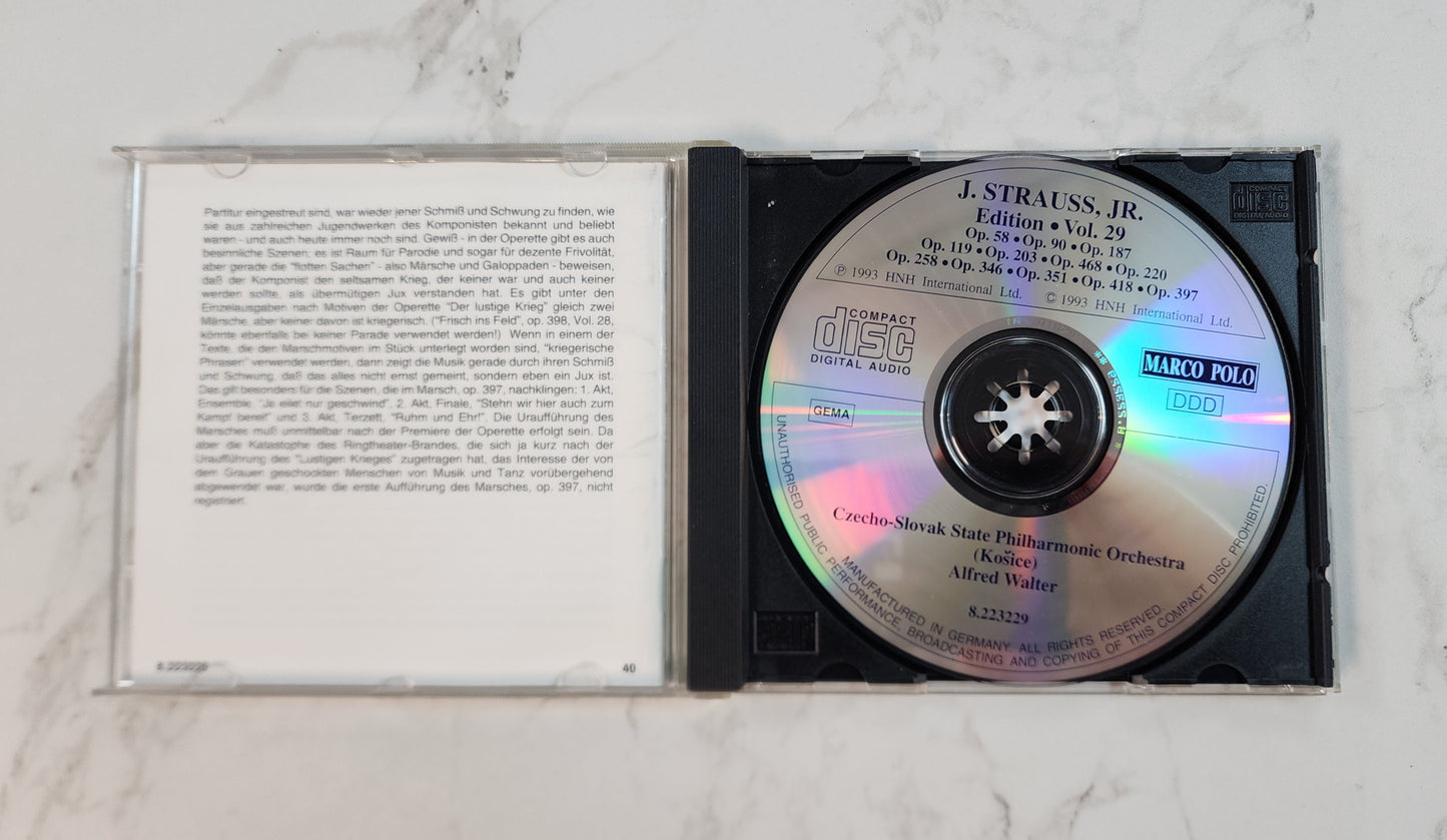 J. Strauss Jr. Vol 29 CD Czecho-Slovak State Philharmonic Orchestra