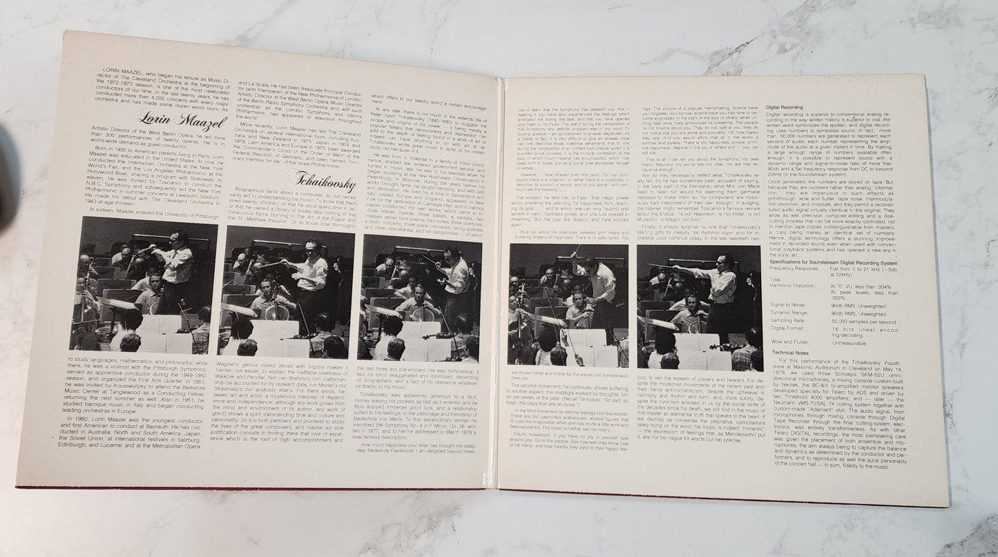 Tchaikovsky Symphony No. Four Vinyl Record Album