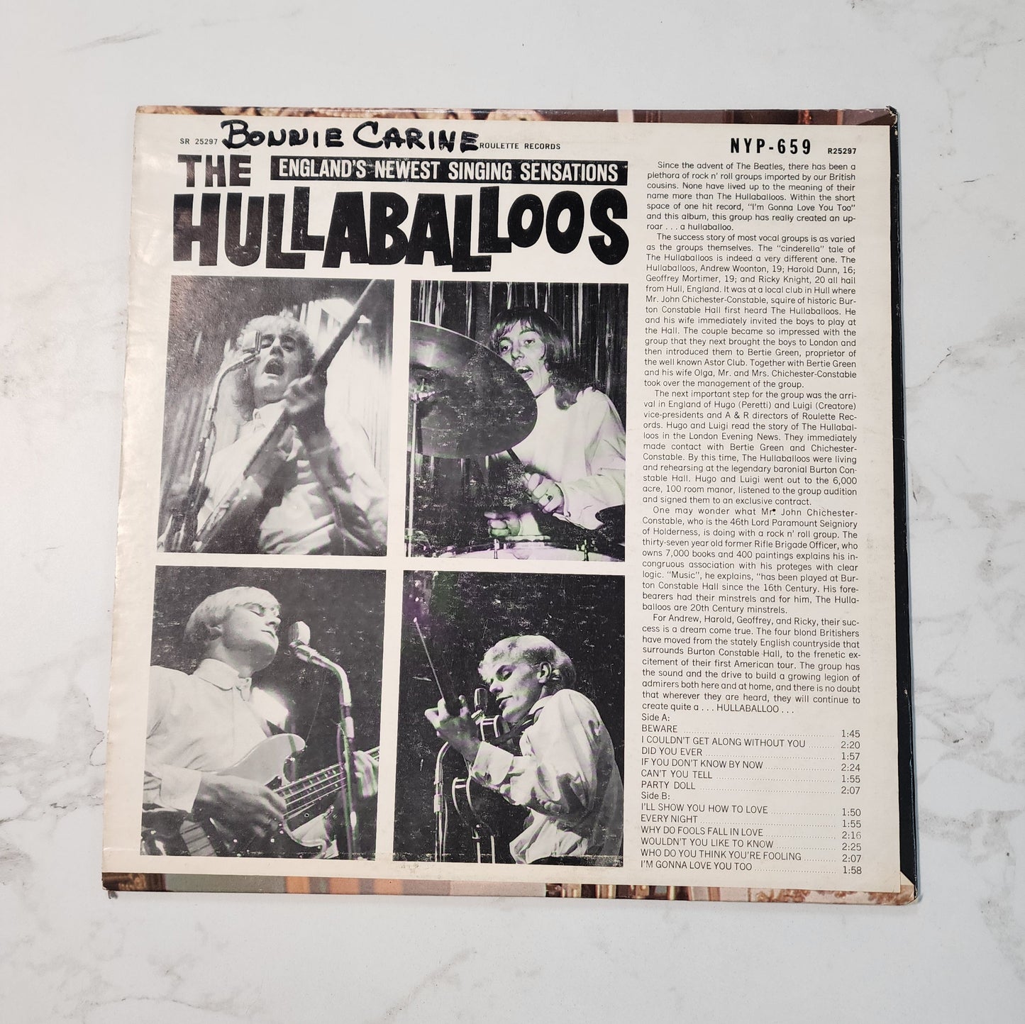 Hullaballoos Self Titled Vinyl Record Album (Pre-Owned)