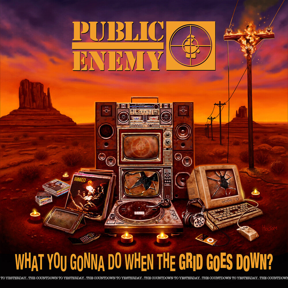the album cover for Public Enemy - What You Gonna Do When The Grid Goes Down?