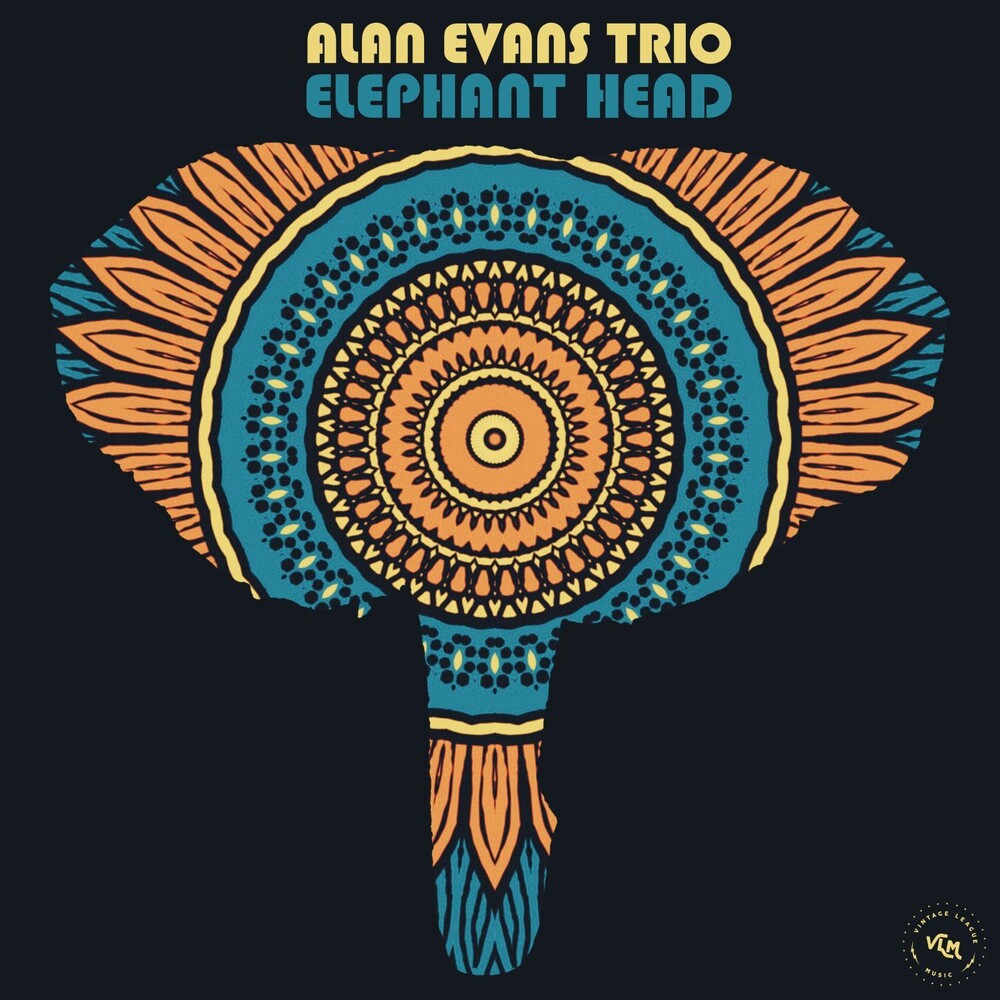 the album cover for Alan Evans Trio - Elephant Head