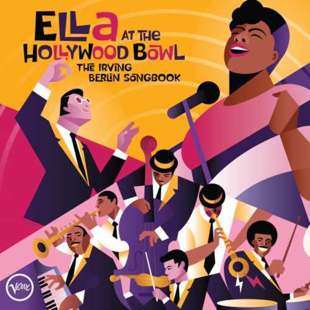 the album cover for Ella Fitzgerald - Ella At The Hollywood Bowl: The Irving Berlin Songbook