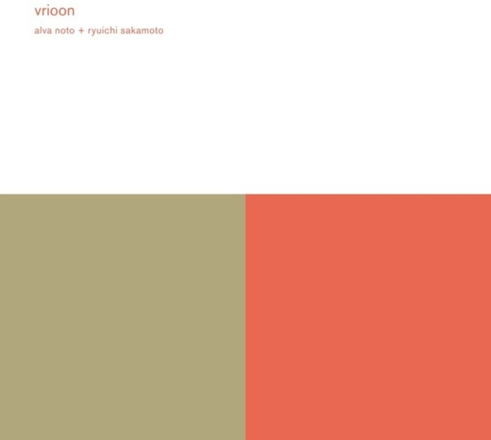 the album cover for Alva Noto / Ryuichi Sakamoto - Vrioon