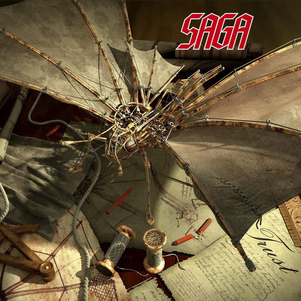 the album cover for Saga - Trust (Uk)