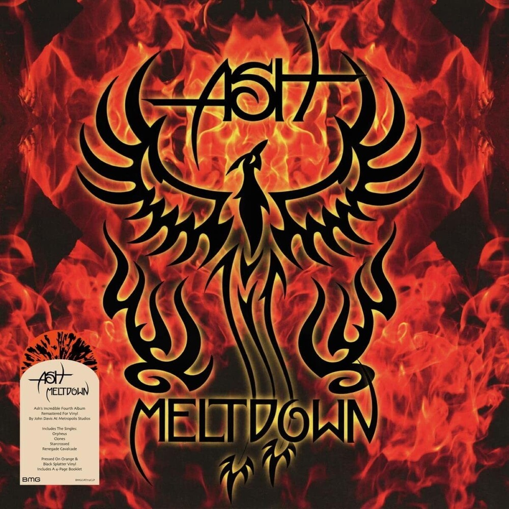 the album cover for Ash - Meltdown (Splatter Edition)