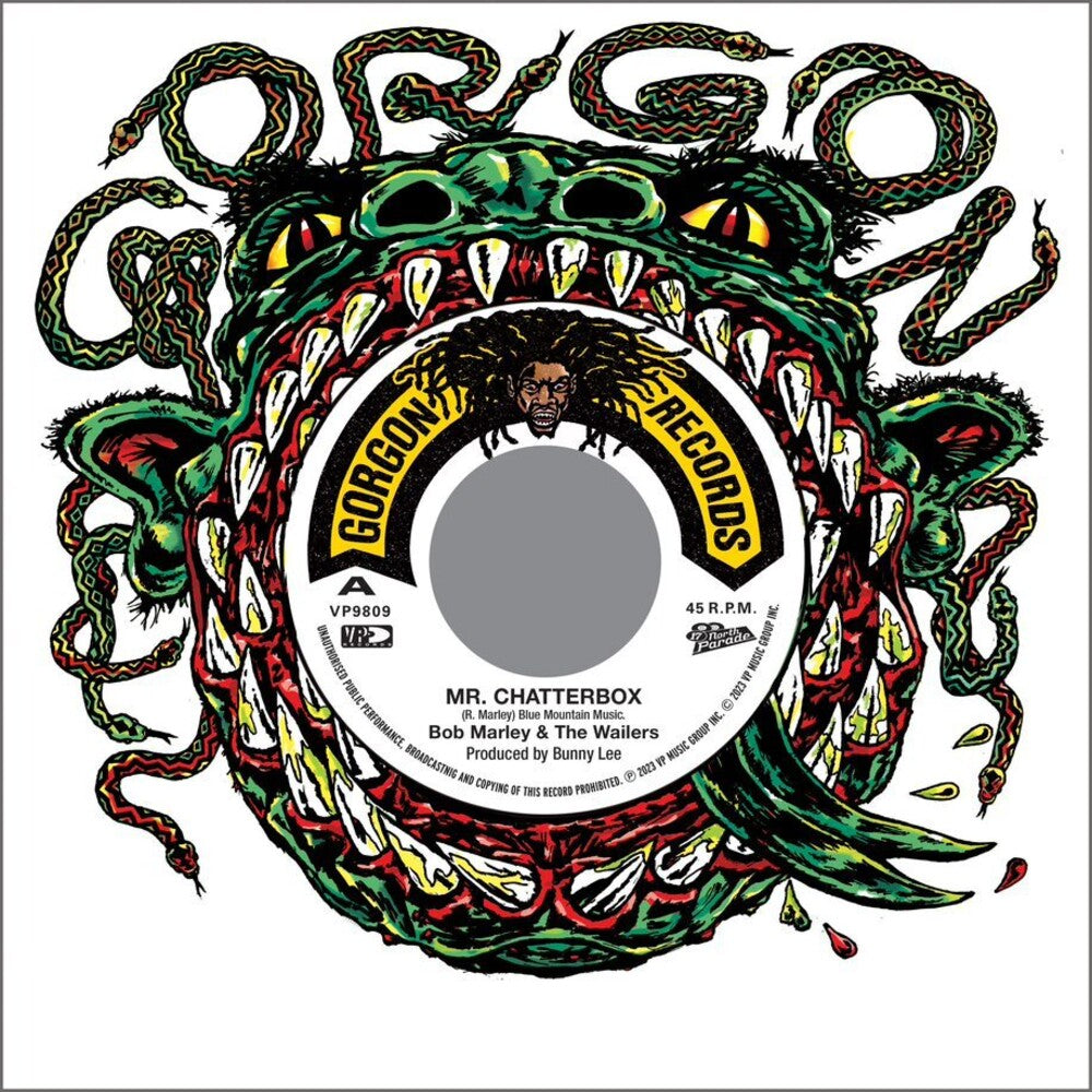 the album cover for Bob Marley - Mr. Chatterbox