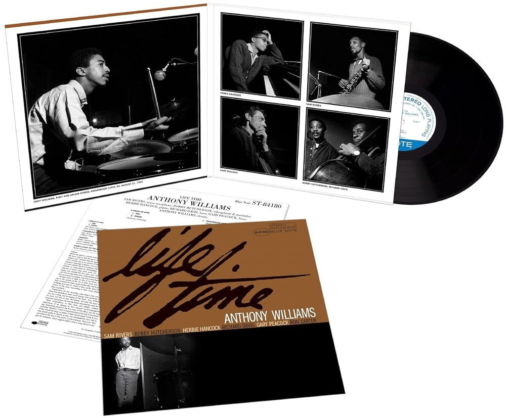 the album cover for Anthony Williams - Life Time (Blue Note Tone Poet Series)