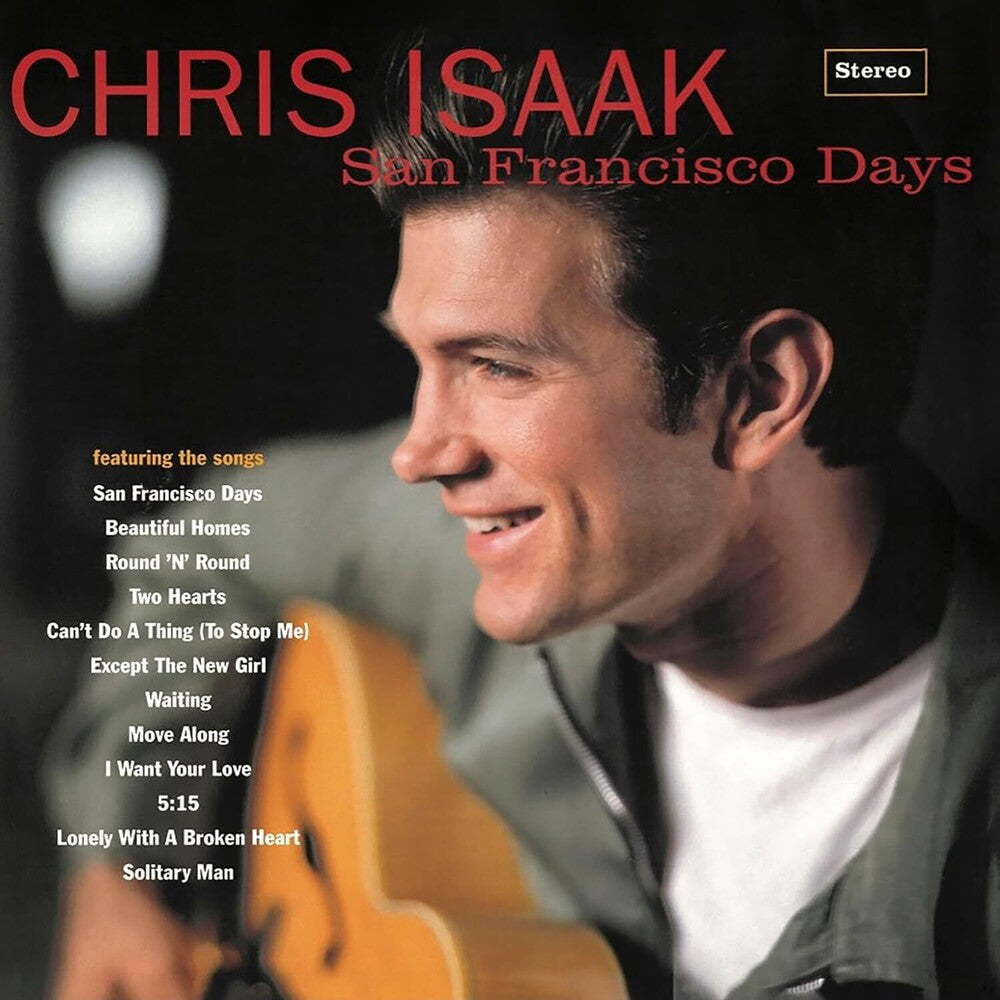 the album cover for Chris Isaak - San Francisco Days