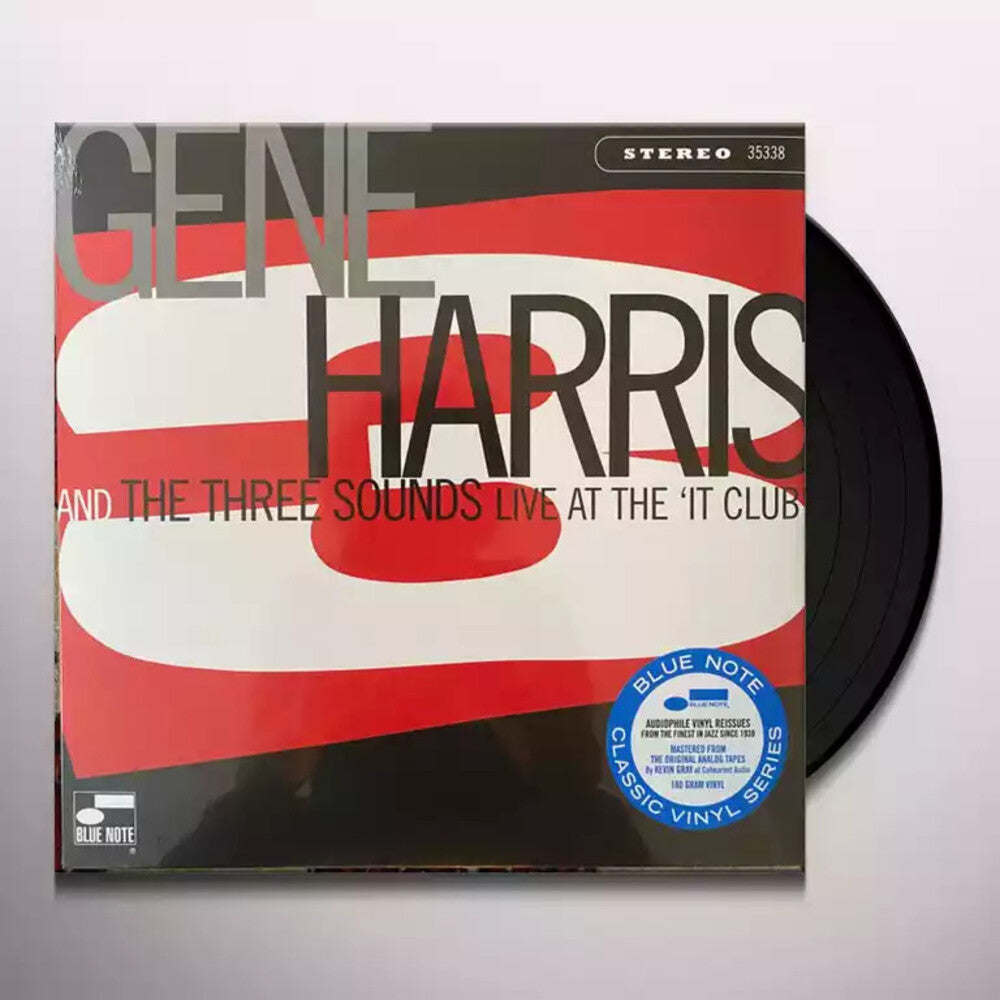 the album cover for Gene Harris And The Three Sounds - Live At The 'it Club' (Blue Note Classics Series)