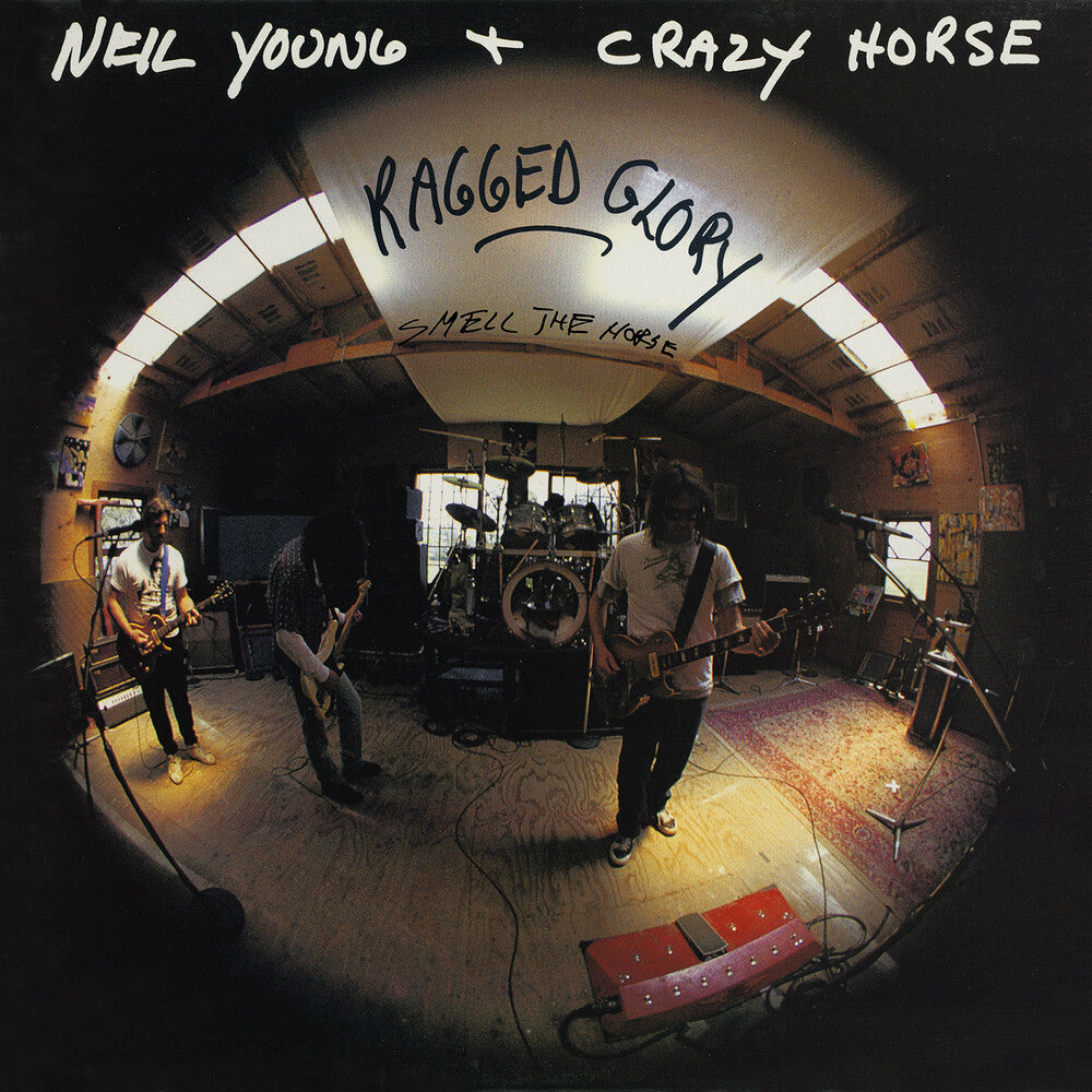the album cover for Neil Young & Crazy Horse - Ragged Glory
