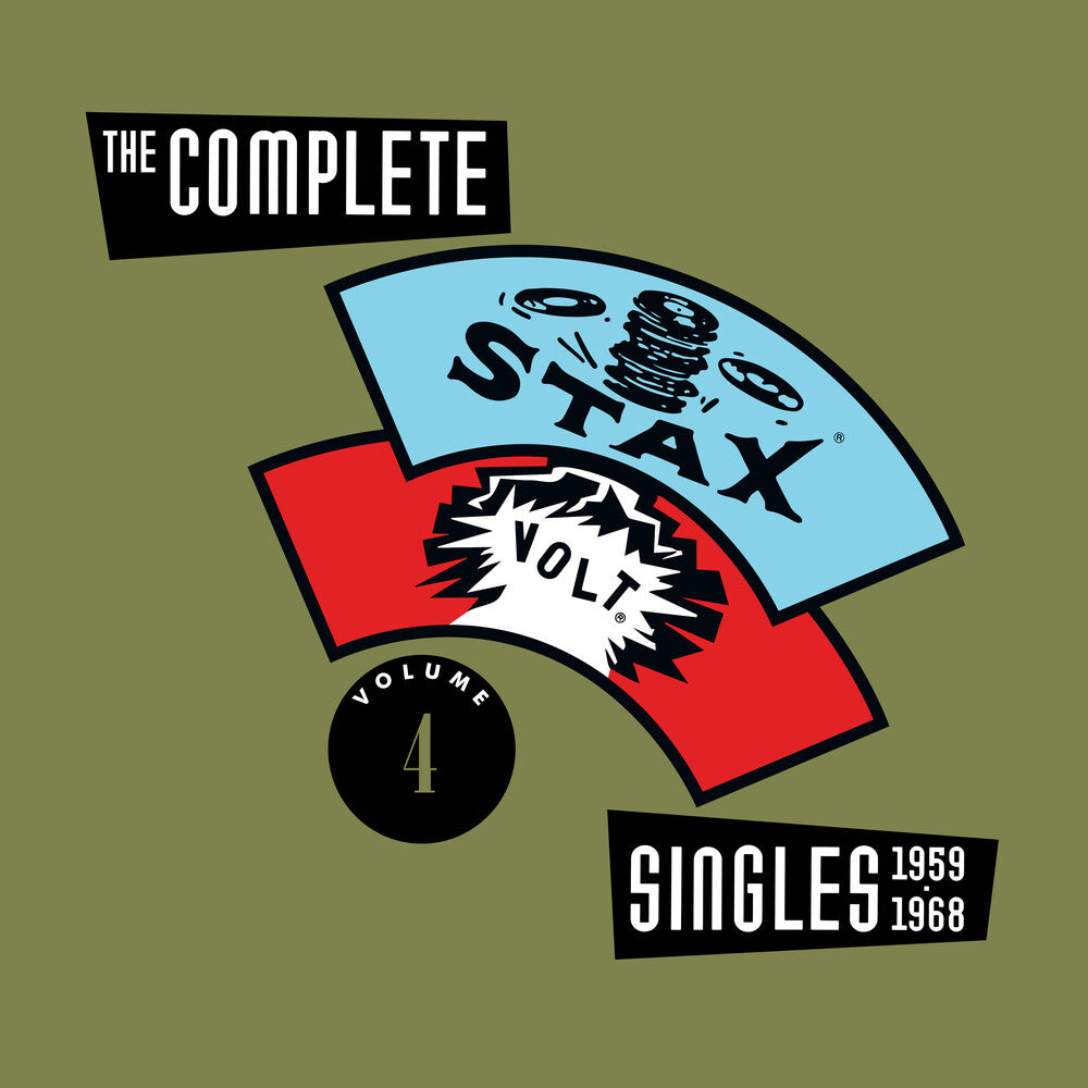 the album cover for Stax Volt Vol 4: Complete Singles 1959-1968 / Var - Stax Volt Vol 4: Complete Singles 1959-1968 / Var