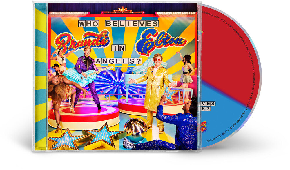 the album cover for Elton John & Brandi Carlile - Who Believes in Angels?