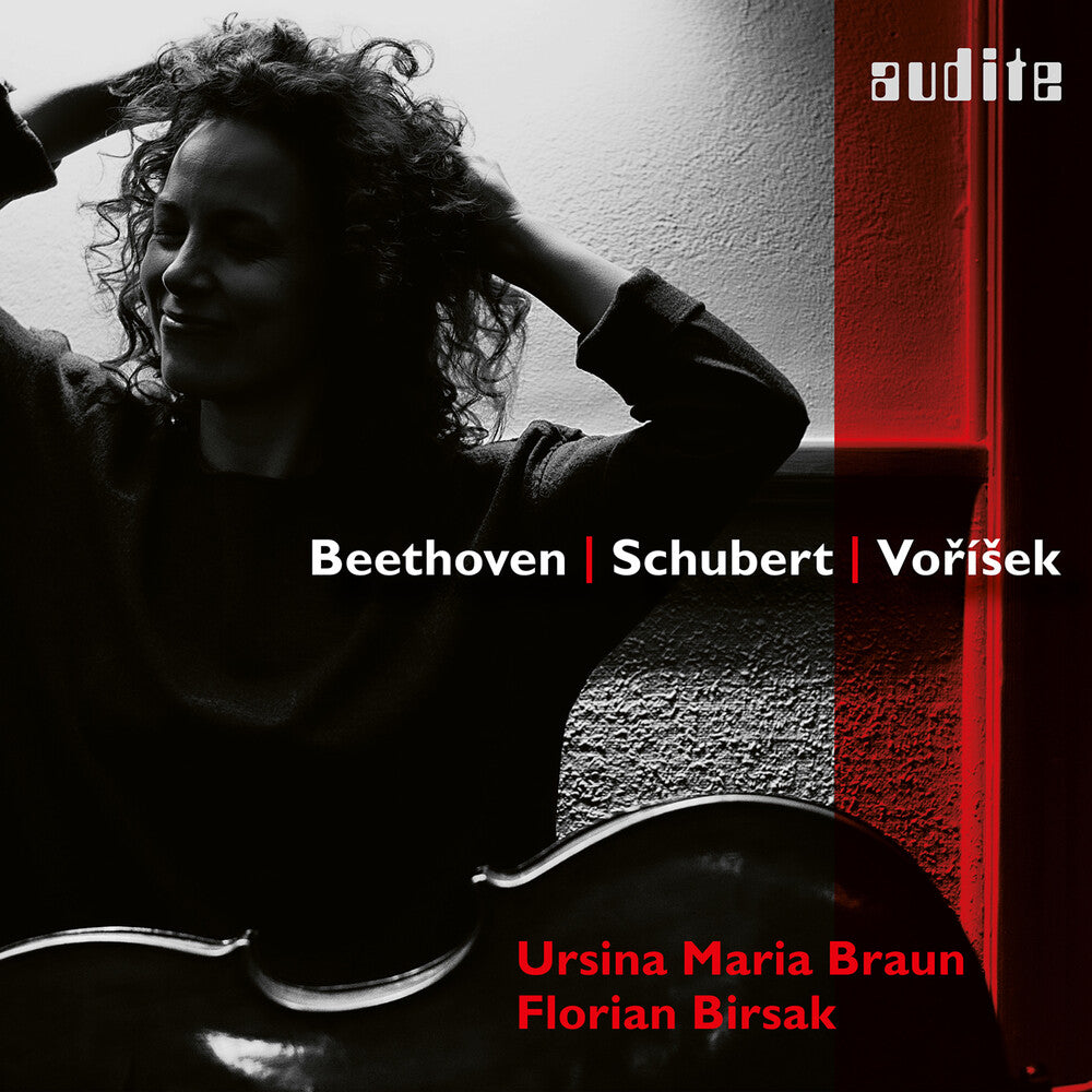the album cover for Ursina Braun Maria - Beethoven Schubert & Vorisek: Works For Vc & Forte