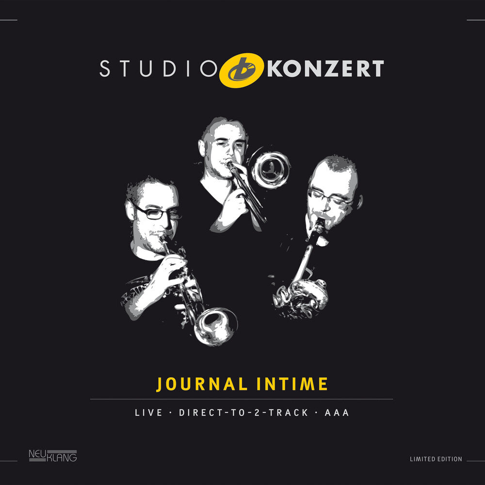the album cover for Journal Intime - Studio Konzert