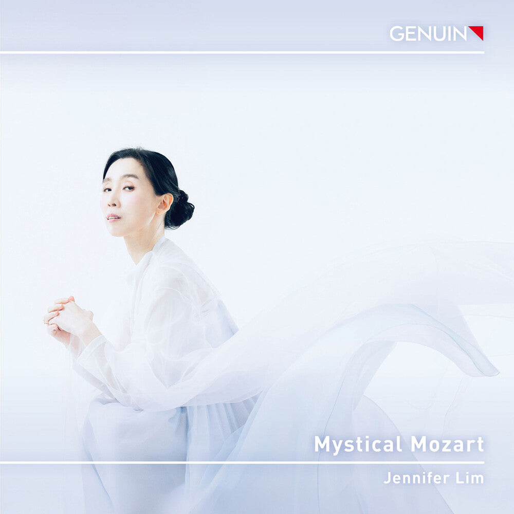 the album cover for Lim Jennifer / Mozart - Mystical Mozart - Complete Pno Sons