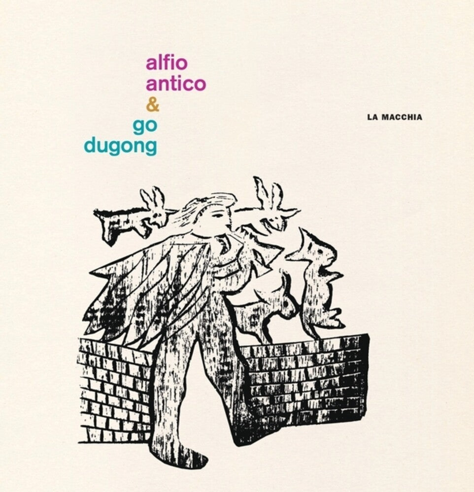 the album cover for Alfio Antico / Go Dugong - Macchia
