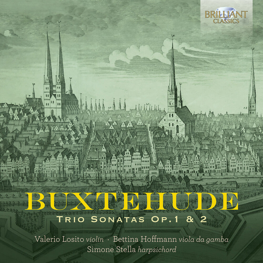 the album cover for Valerio Losito - Buxtehude: Trio Sons Op. 1 & 2
