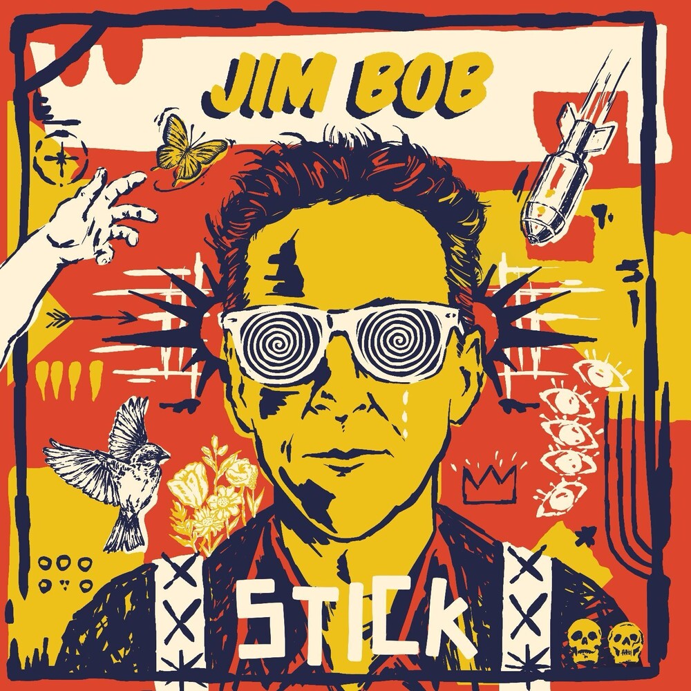 the album cover for Jim Bob - Stick