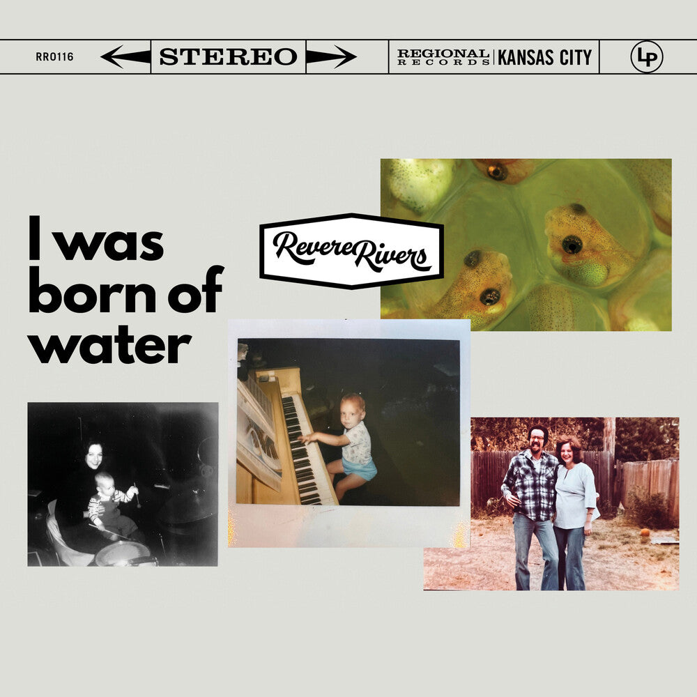 the album cover for Revere Rivers - I Was Born Of Water