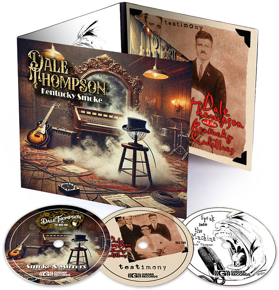 the album cover for Dale Thompson - Kentucky Smoke! (3 Cd) Smoke & Mirrors