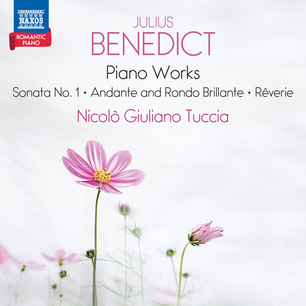the album cover for Nicolo Giuliano Tuccia - Benedict: Pno Works