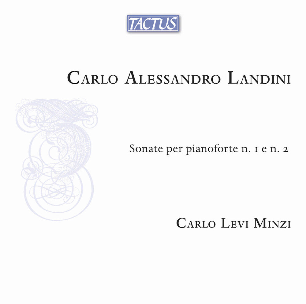 the album cover for Carlo Minzi Levi - Landini: Sonate Per Pnoforte Nos. 1 & 2