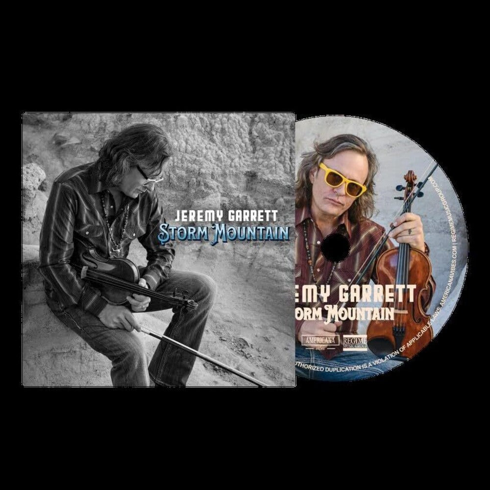 the album cover for Jeremy Garrett - Storm Mountain