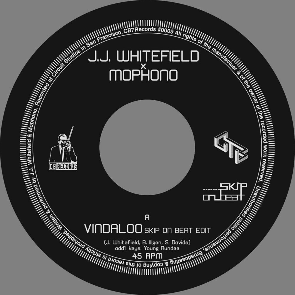 the album cover for JJ Whitefield & Mophono - Vindaloo
