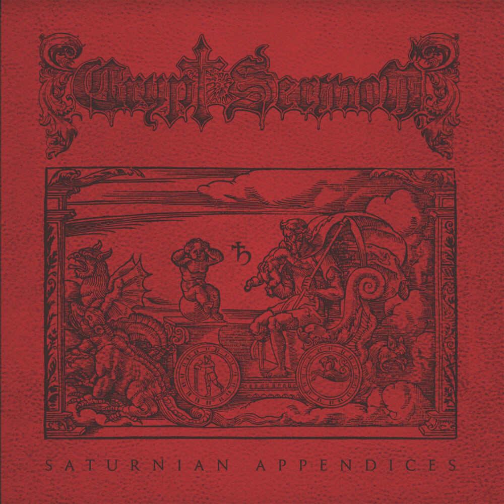the album cover for Crypt Sermon - Saturnian Appendices