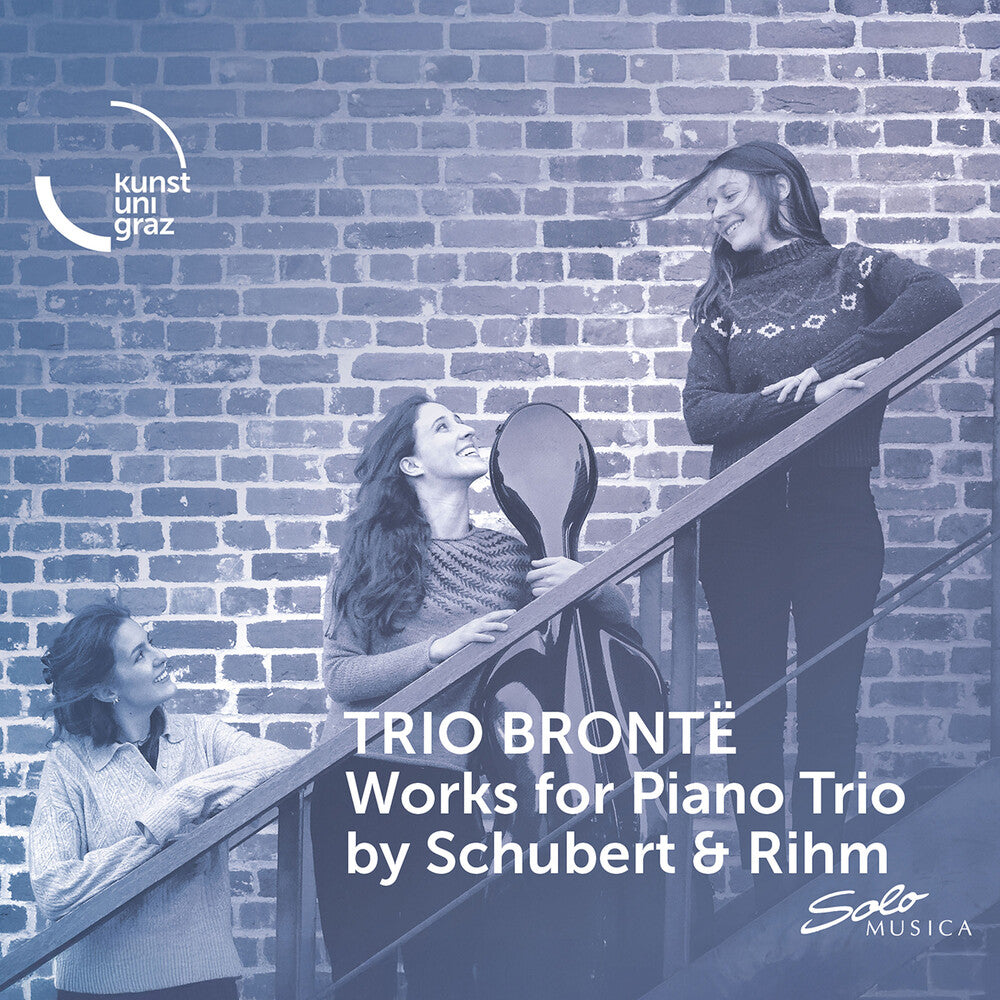 the album cover for Trio Bronte - Works For Pno Trio By Schubert & Rihm