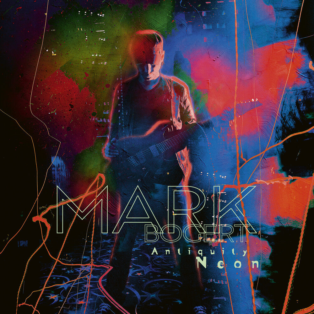 the album cover for Mark Bogert - Antiquity Neon