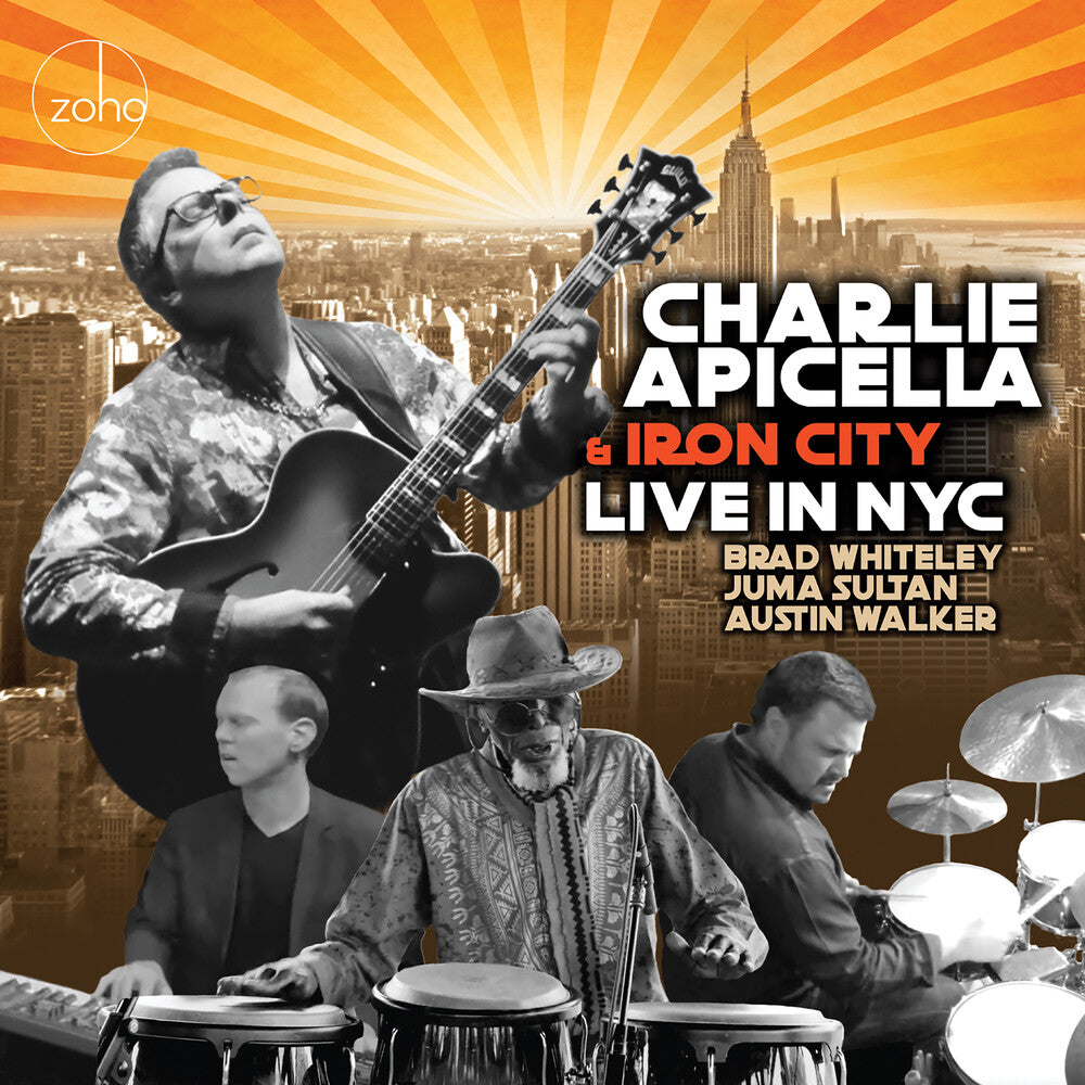 the album cover for Charlie Apicella & Iron City - Live In Nyc
