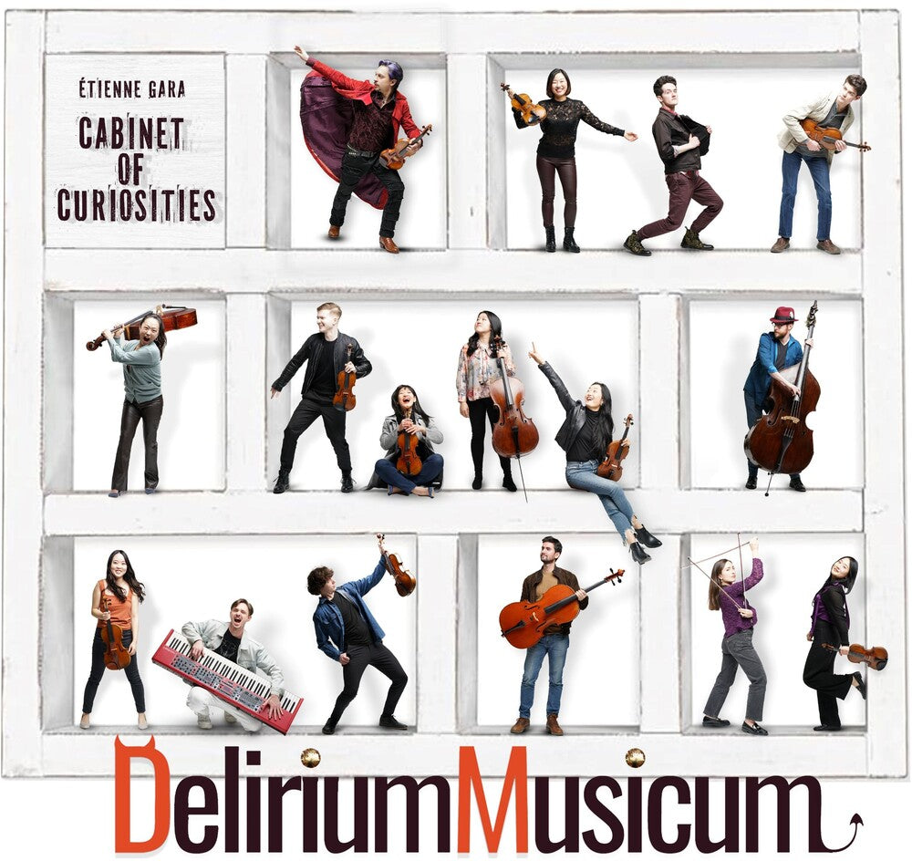 the album cover for Etienne Gara / Delirium Musicum - Cabinet Of Curiosities