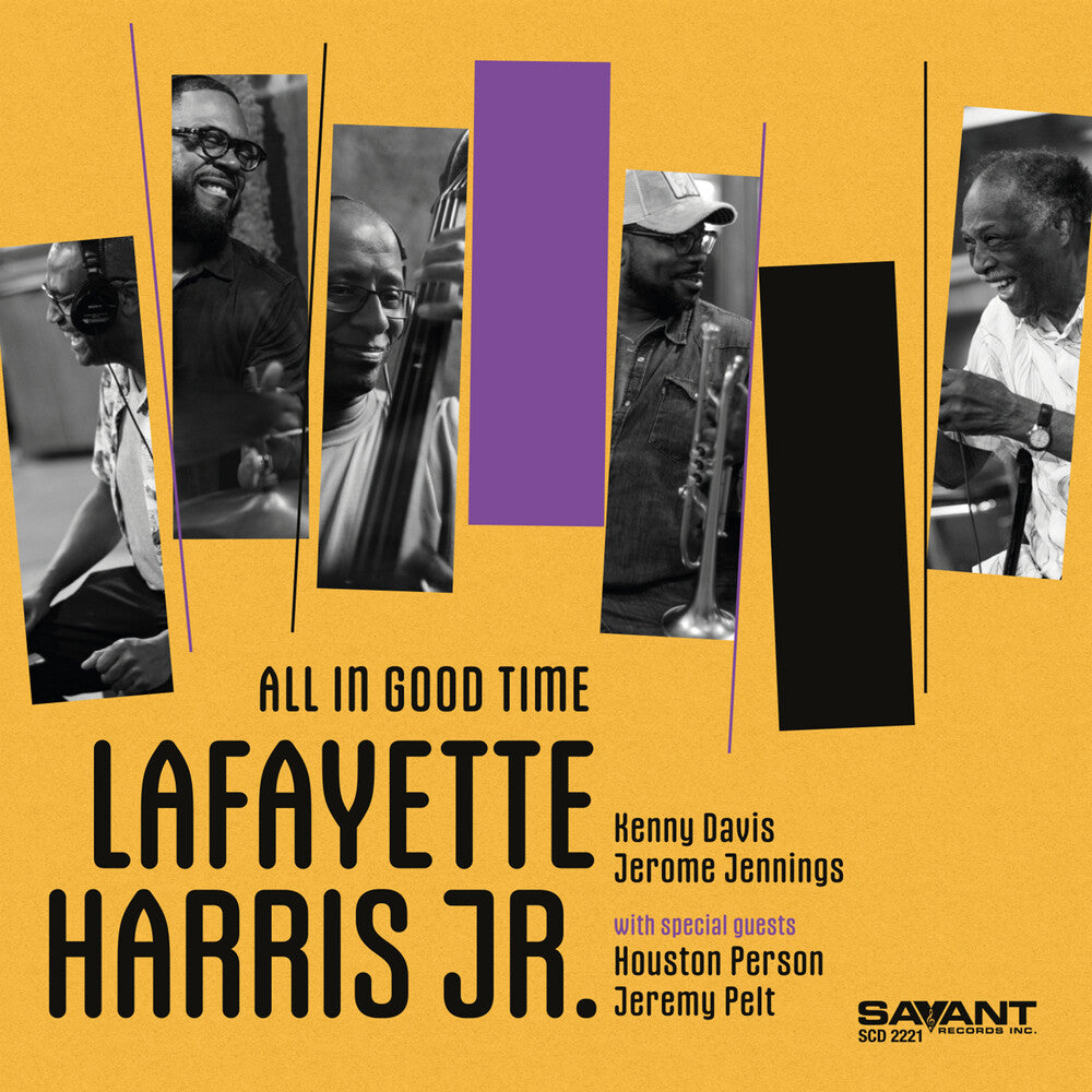 the album cover for Lafayette Harris Jr. - All In Good Time