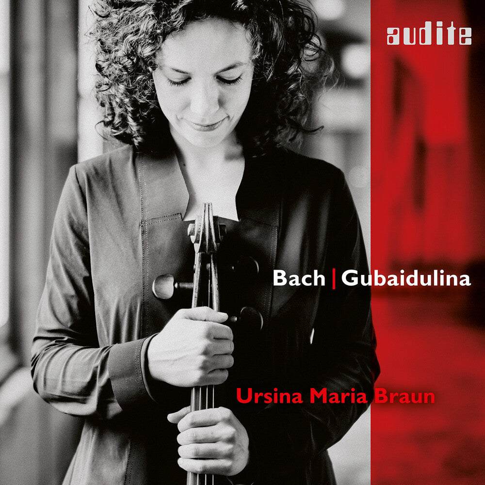 the album cover for Ursina Braun Maria - Bach & Gubaidulina