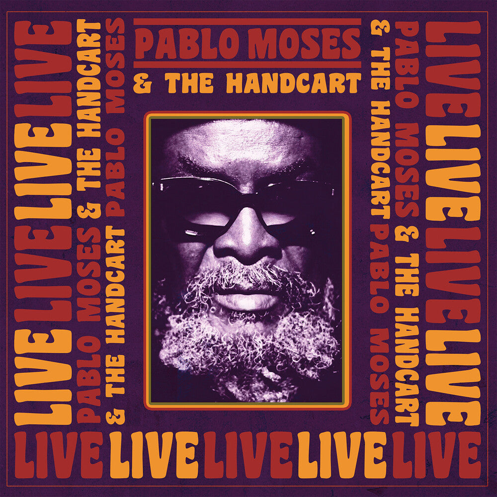 the album cover for Pablo Moses & The Handcart - Live
