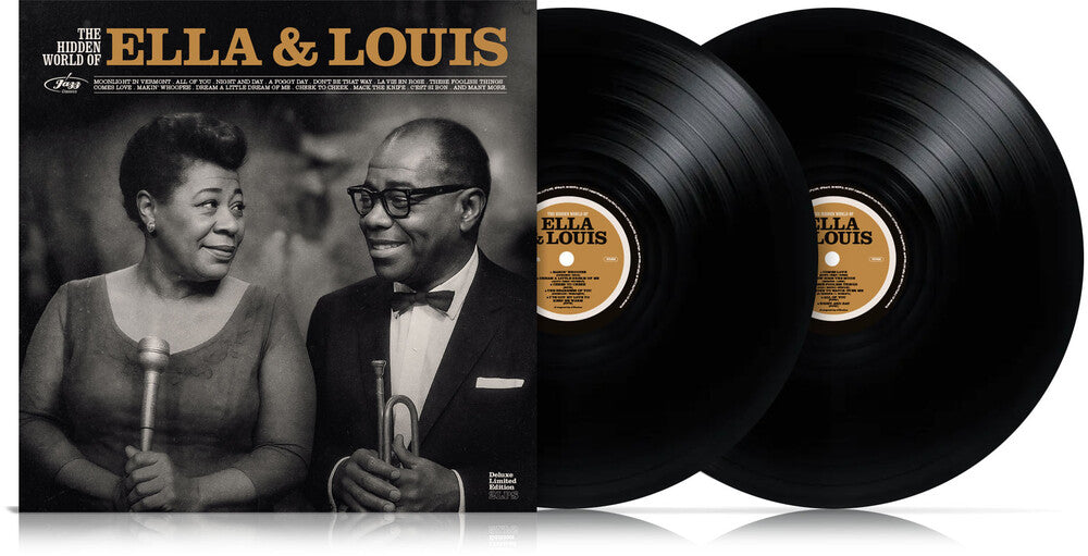 the album cover for Louis Armstrong / Fitzgerald,Ella - Hidden Collection: Ella & Louis (Fra)