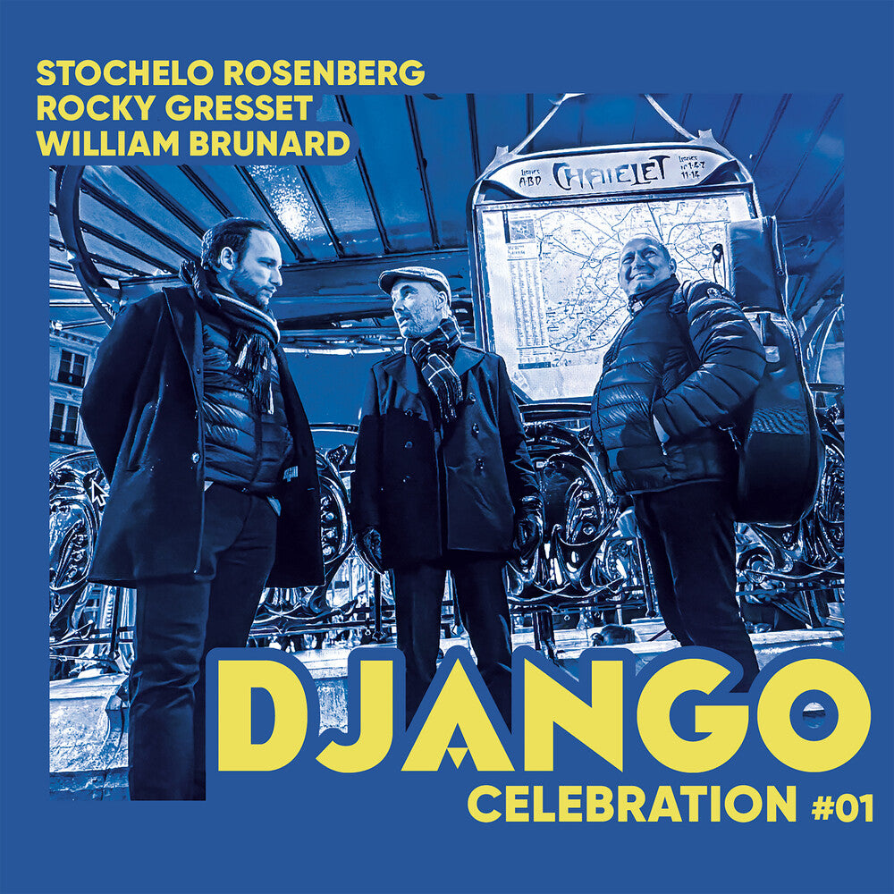 the album cover for Stochelo Rosenberg Gresset,Rocky / Brunard,William - Django Celebration 1
