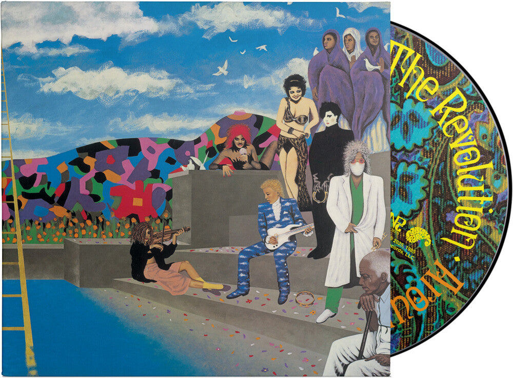 the album cover for Prince & The Revolution - Around The World In A Day