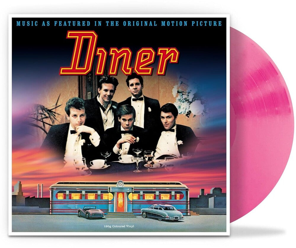 the album cover for Diner - O.S.T. - Diner (Original Soundtrack) - 180gm Pink Vinyl