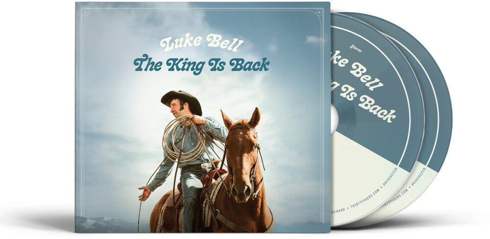 the album cover for Luke Bell - The King is Back