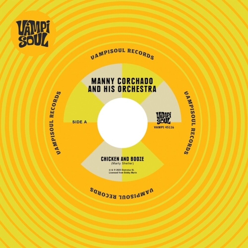 the album cover for Manny Corchado / Nelson Y Sus Estrellas - Chicken & Booze / Aguardiente Y Pollo (Ep)